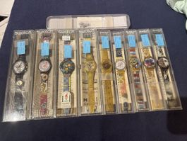 9 seltene Swatch Uhren 1992-1994