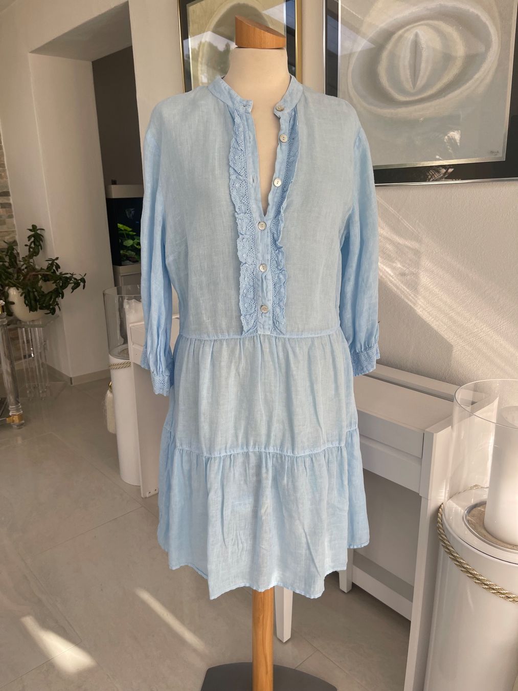 Robes: Leinenkleid in Hellblau  Gr. L – D'occasion à Weisslingen par Spiegelbild0