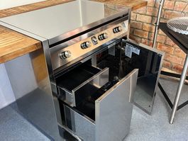 Last model, 40% OFF, BBQ STEEL Cucina inox, green 90, NEW