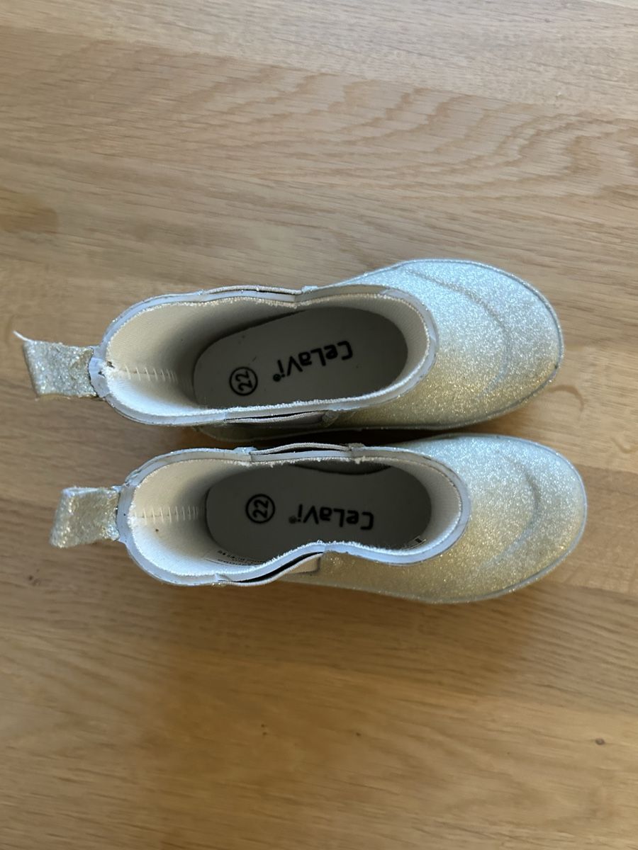 Scarpe per ragazzi: Celavi Regenstiefel 22 silber – Nuovo (secondo la descrizione) da Zürich venduto da cloud_303 2