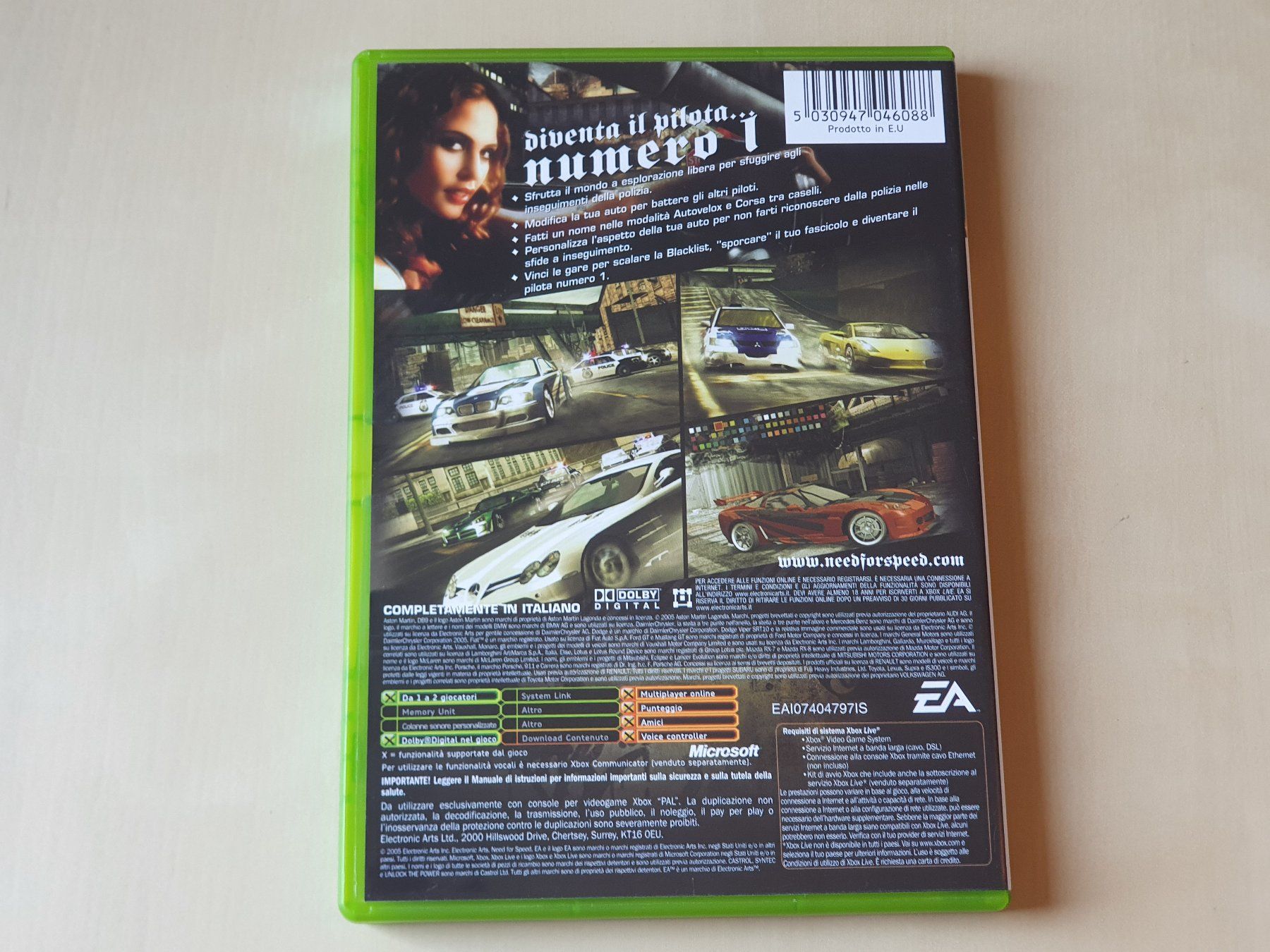 Microsoft Spiele: Need for Speed Most Wanted ITA – Gebraucht aus Stansstad von collectorsshop 1