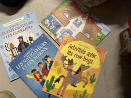 Livre autocollant cowboy et cie