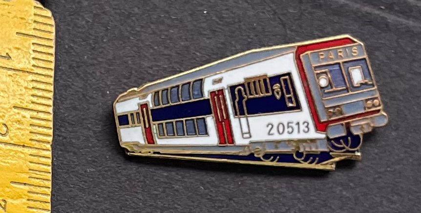 Placchette & Badge: Pariser Vorortbahn / Pin – Usato da Wabern venduto da DaxKarten-75