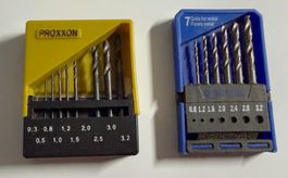 Bohrer Set 1x Proxxon und 1 x Dremel