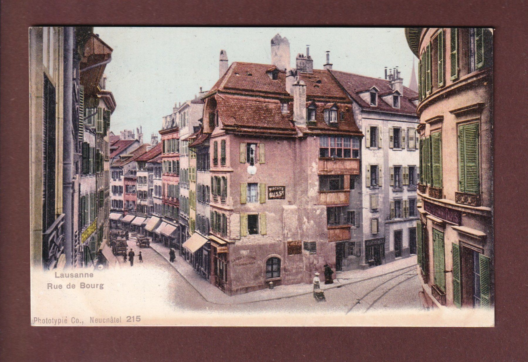 Cartes postales: LAUSANNE - Rue de Bourg - 1906 – D'occasion à Pully par nicecards