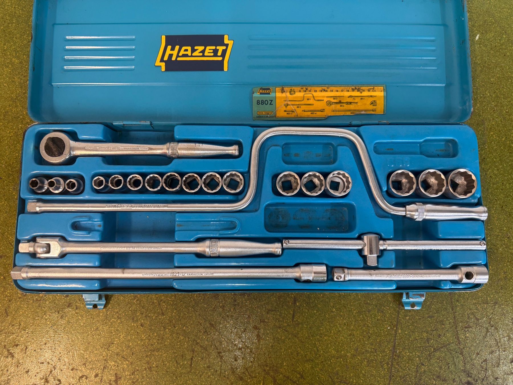 Hazet Tutti gli attrezzi: HAZET 880Z Steckschlüsselsatz – Usato da Bättwil venduto da Velozianer 2