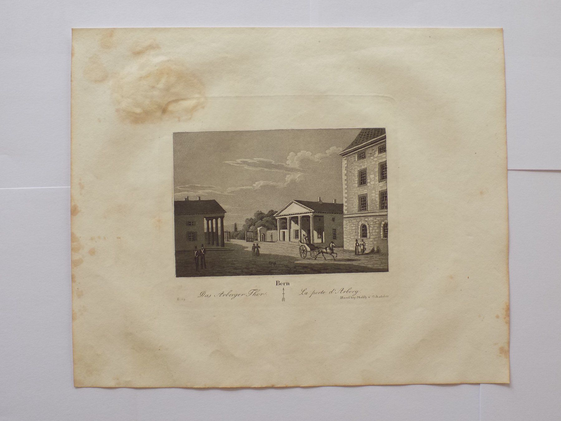 Gravures: Bern Aarberg Tor – D'occasion à Risch par Rischli15