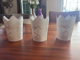 3 wunderschöne Teelichthalter Neu