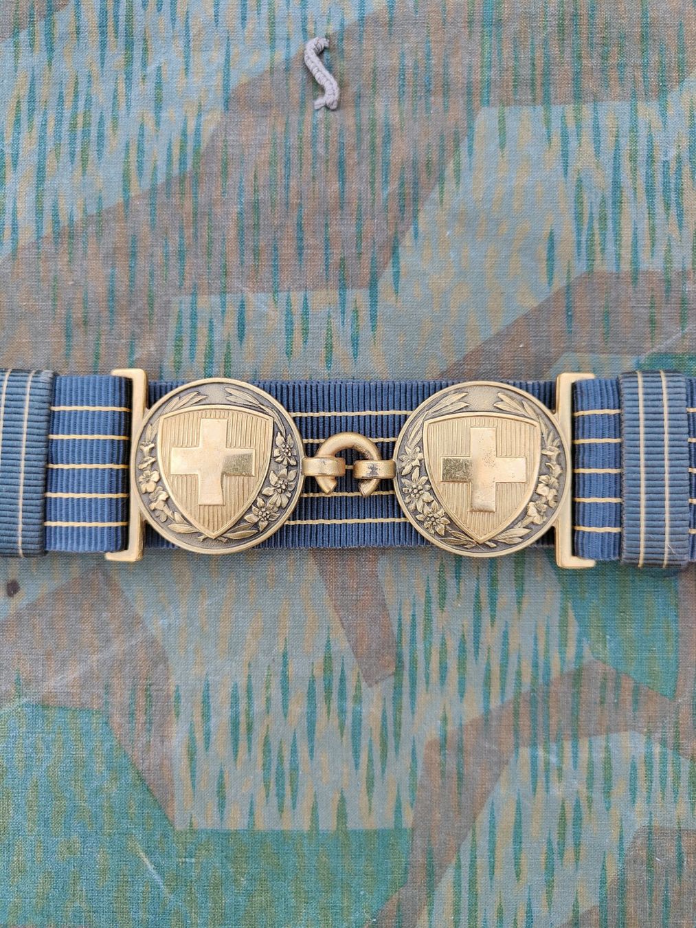 Schweizer Armee Uniformi: Ausgangsgurt Ord. 1940 – Usato da Bauma venduto da SwissMilitaria 1