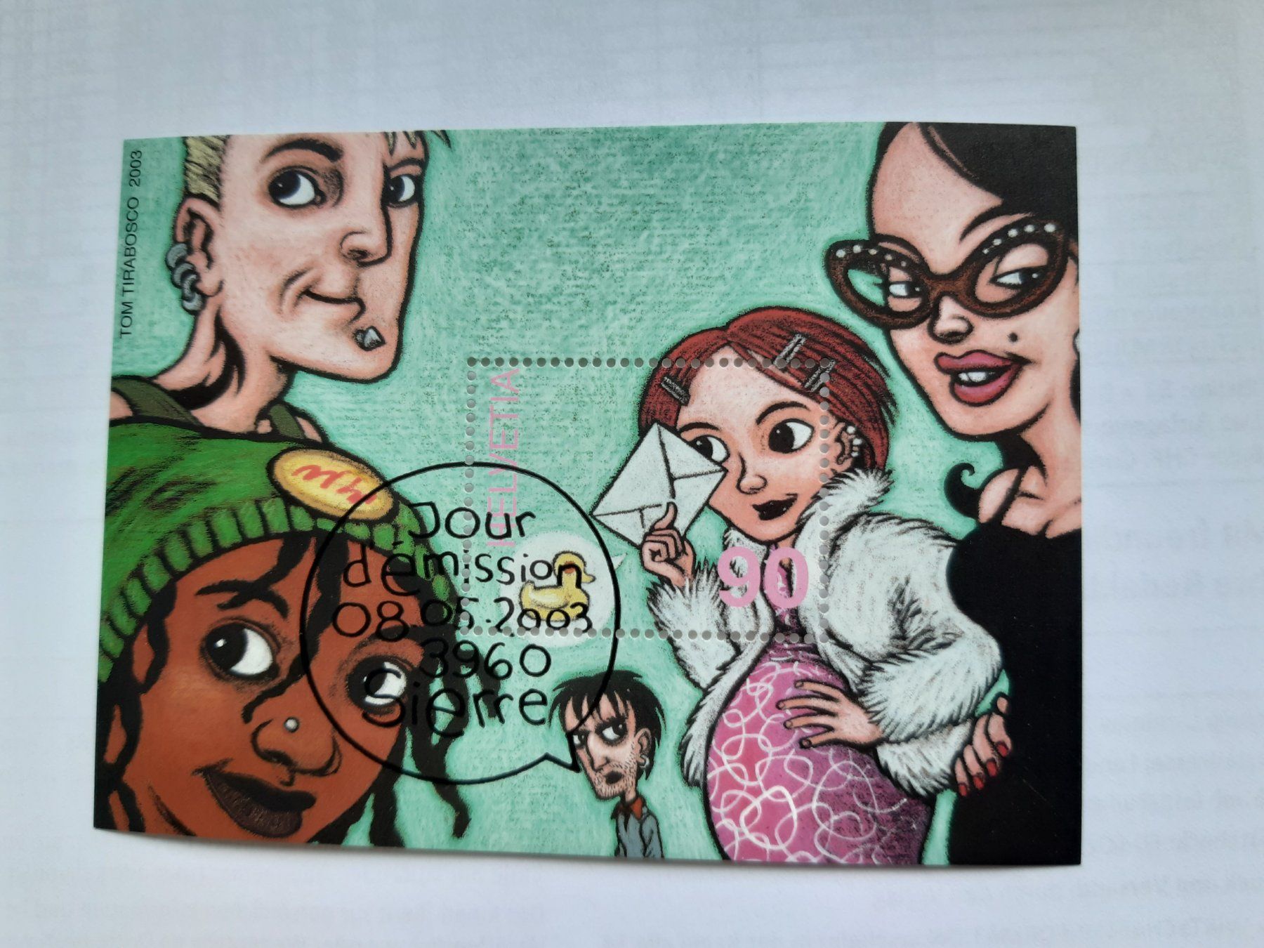 Tutti i francobolli: Sonderblock "HEIDI" von 2003 mit ET-Stempel – Nuovo (secondo la descrizione) da Wangs venduto da weisstannen01