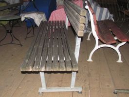 200cm Gartenbank Lärche ? verzinkt sehr stabil