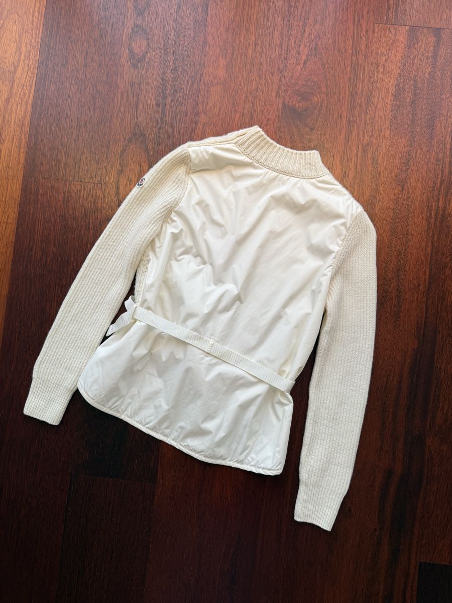 Moncler Maglioni & Felpe: Pull Moncler maille et nylon blanc taille XS – Nuovo (secondo la descrizione) da Genève venduto da iry_67wr 5