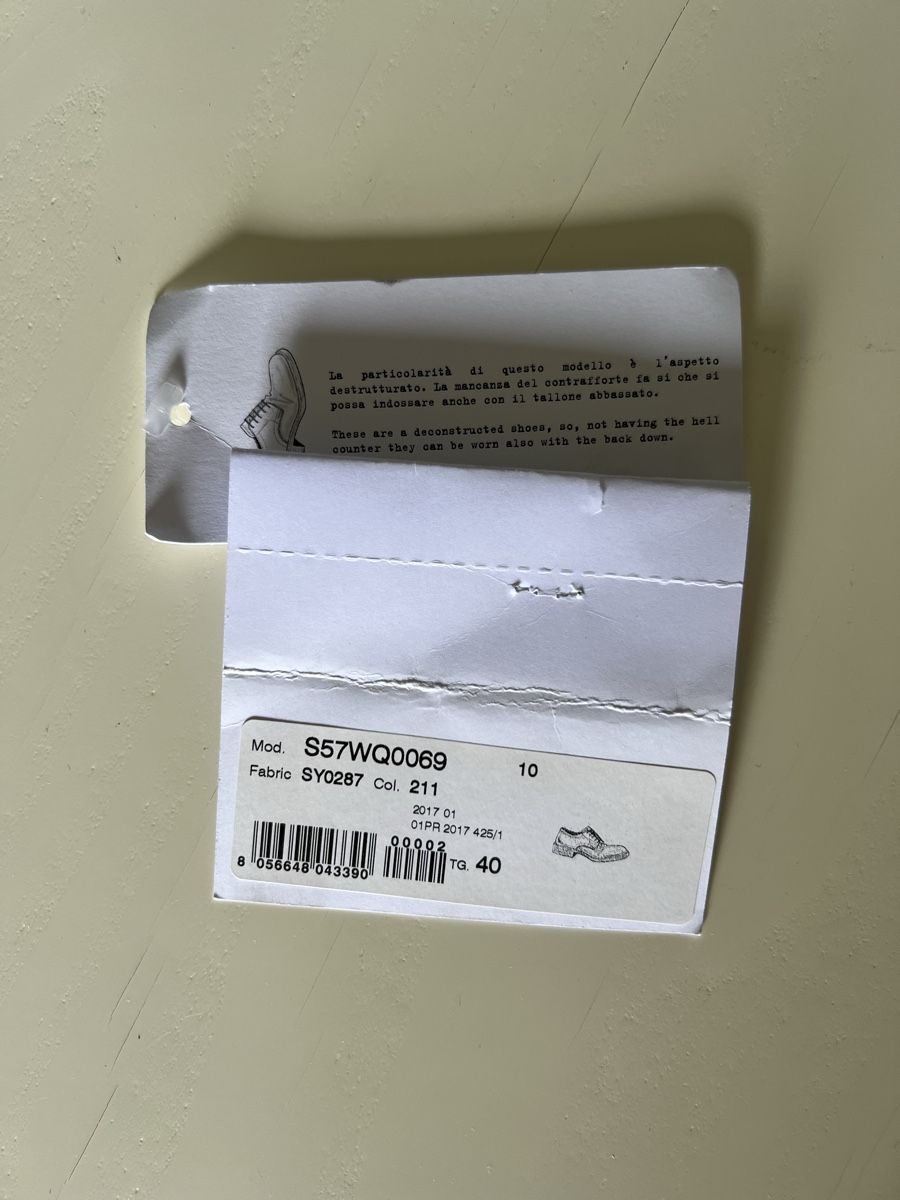 Maison Margiela Scarpe da uomo: Maison Margiela Leder Schuhe 40 – Nuovo (secondo la descrizione) da Luzern venduto da Bon_Voyage 6