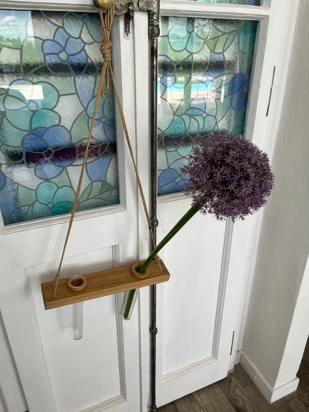 Vasi & Recipienti: Support fleurs Soliflore verre et bois – Usato da Seiry venduto da vanille08 7