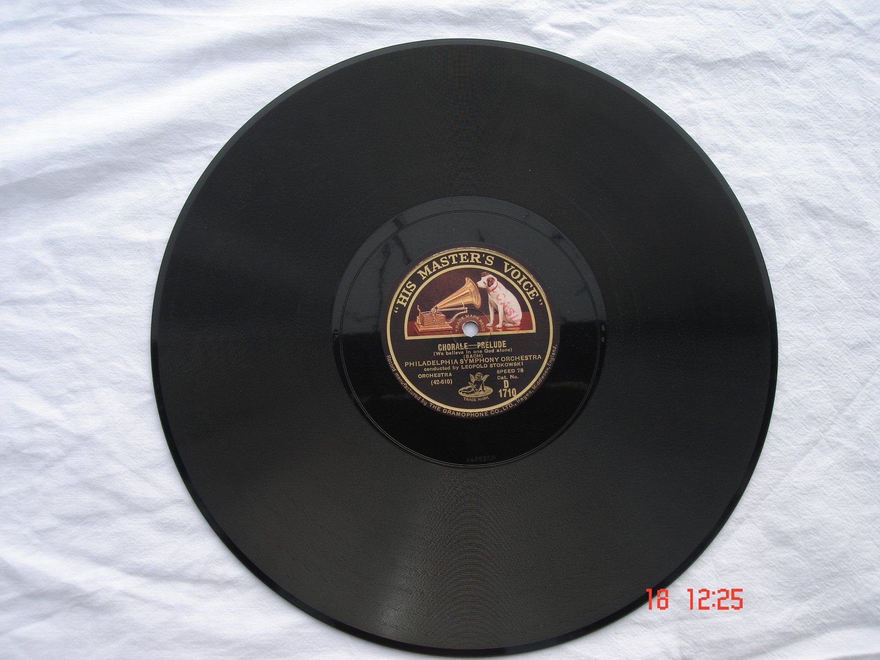 Dischi in vinile: Schellackplatten J.S.Bach Brandenburgisches Konzert Nr.2 – Usato da Aeschi SO venduto da abi1951 6