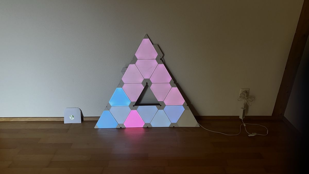 Nanoleaf Lampade: Nanoleaf Aurora mit Musikerkennung – Usato da Lupsingen venduto da JulianAmiet 3