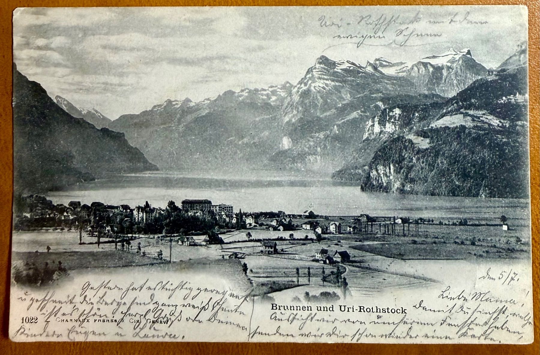 Cartoline postali: Brunnen 1900 – Usato da Lutry venduto da Ediego