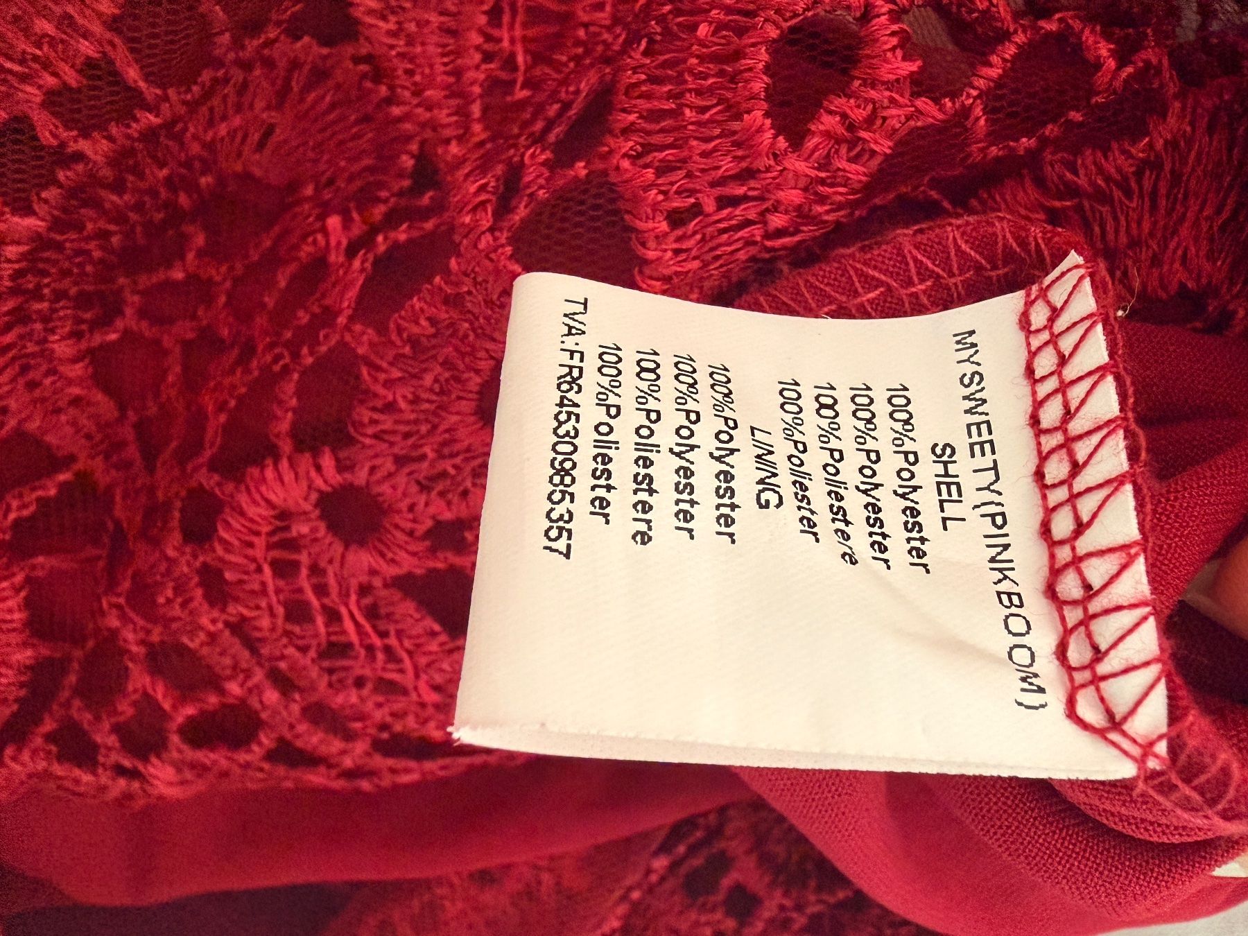 Robes: dunkelrotes Abendkleid Grösse M – D'occasion à Jenins par Marylm 3