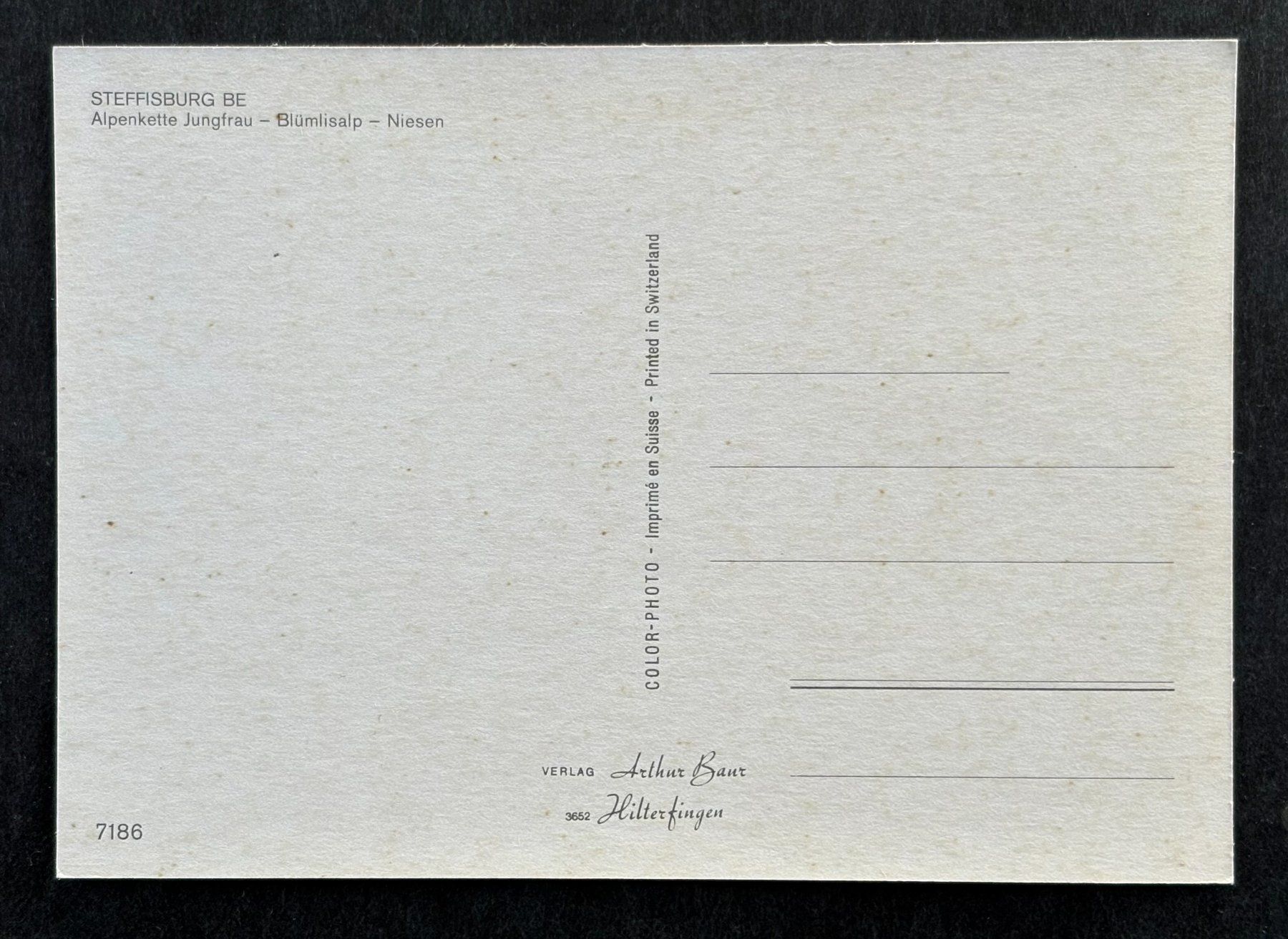 Cartoline postali: ANSICHTSKARTE STEFFISBURG BE – Usato da Ostermundigen venduto da crazy-horse-1840 1