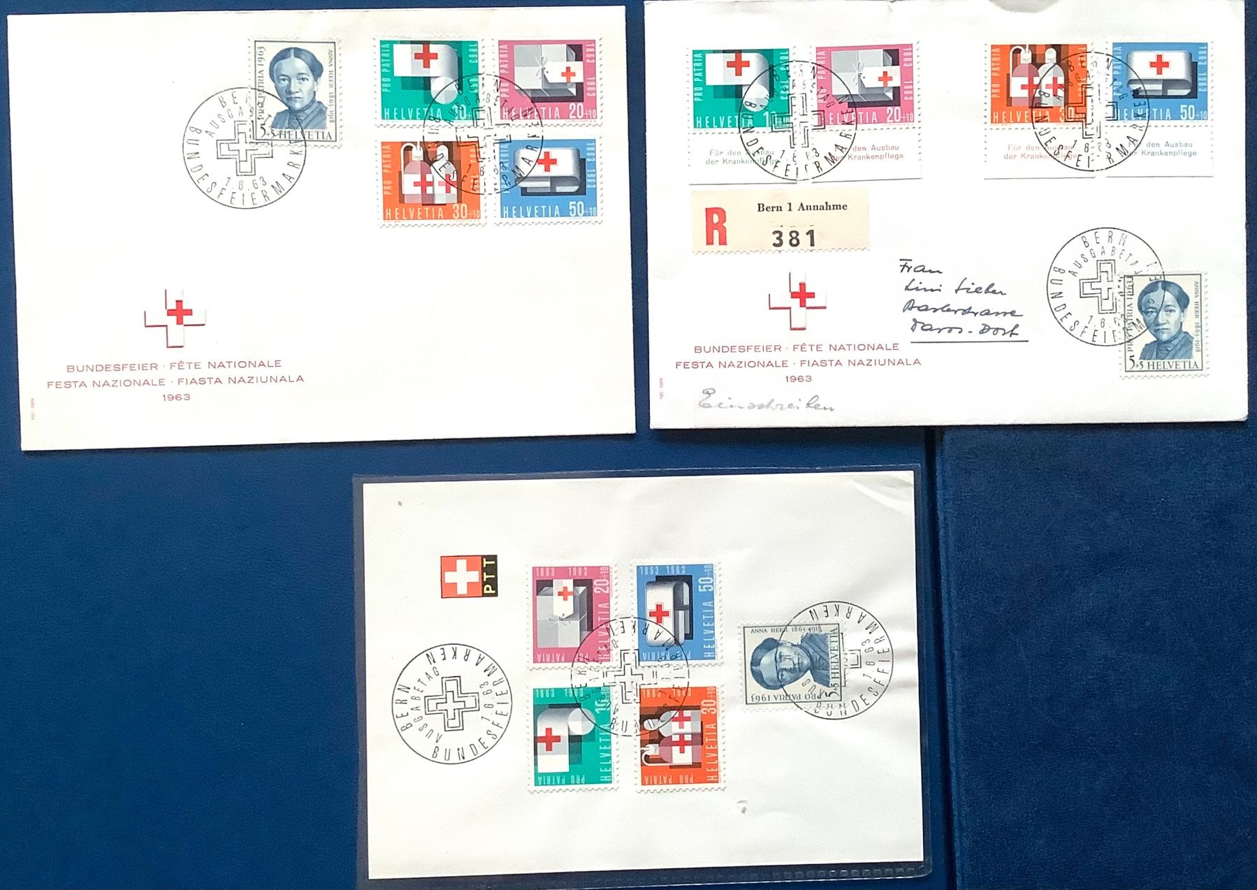 Tutti i francobolli: 1963 Pro Patria FDC - Div. – Usato da Liestal venduto da Pep3