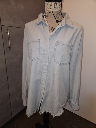 Zebra Jeanshemd hellblau Gr. M