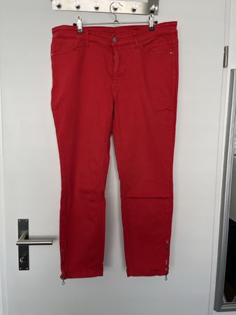 Damen Jeans Rot von MAC  Grösse 44 (eher 40/42) 