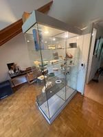 Vitrine en verre 2 portes en parfait etat