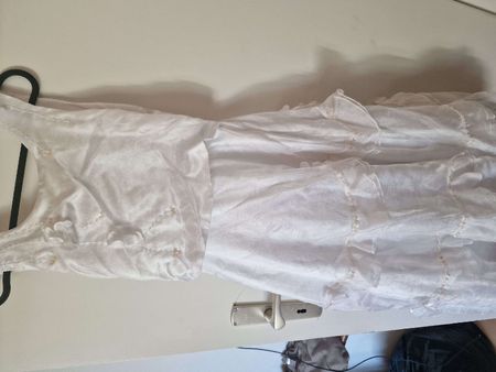 Wunderschönes, elegantes, weisses Kommunionkleid, Grösse 140