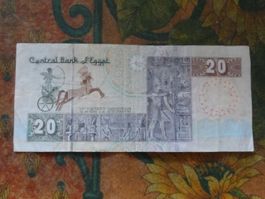 EGYPTE  20 Pounds  Billet