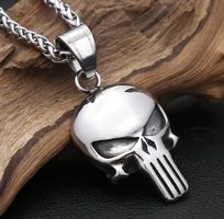 Collier Tête de Mort Acier Inoxydable 💀J171