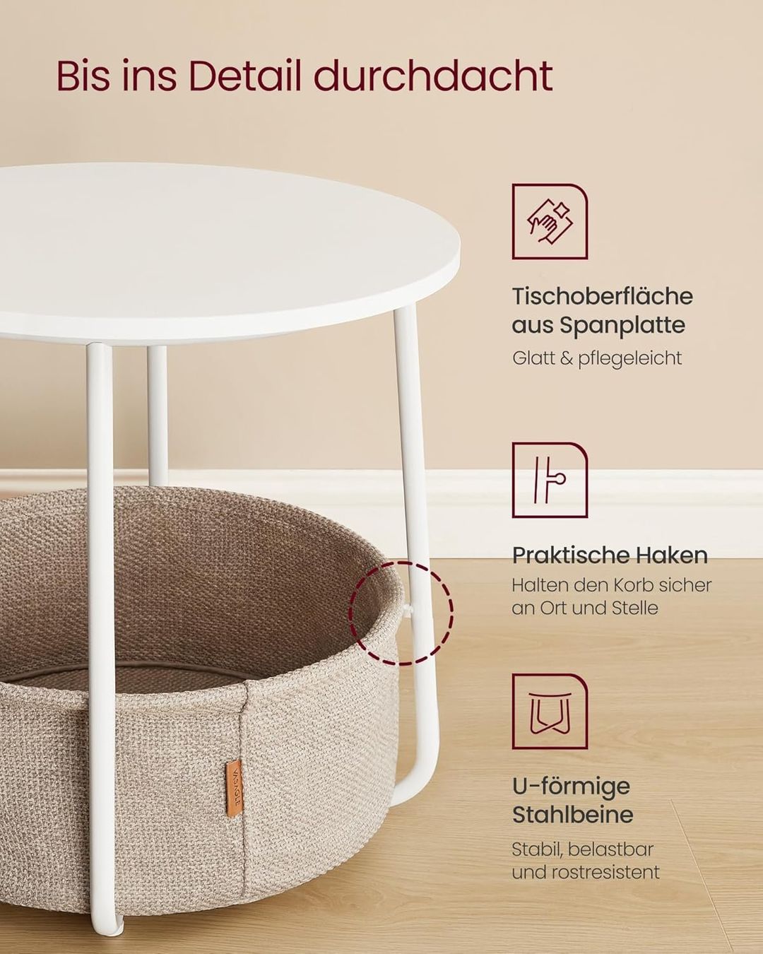 Lampade: Stehlampe mit 3 Ablagen, Standleuchte – Nuovo e nell'imballaggio originale da Gränichen venduto da omniadeals 3