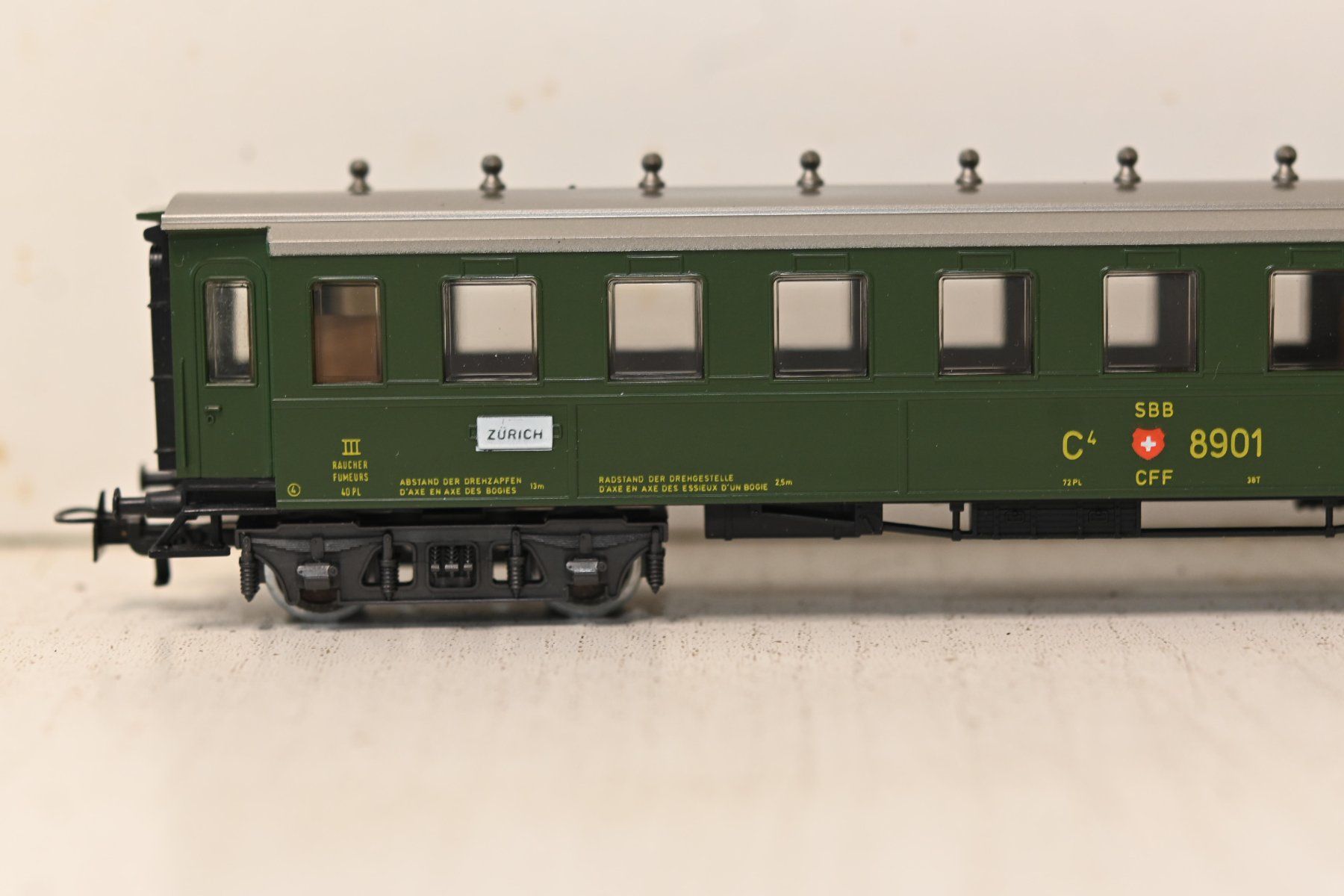 Märklin Modelleisenbahnen: SBB C4 8901 Märklin HO/AC mit OVP – Gebraucht aus Laupen ZH von Zmoewe 1