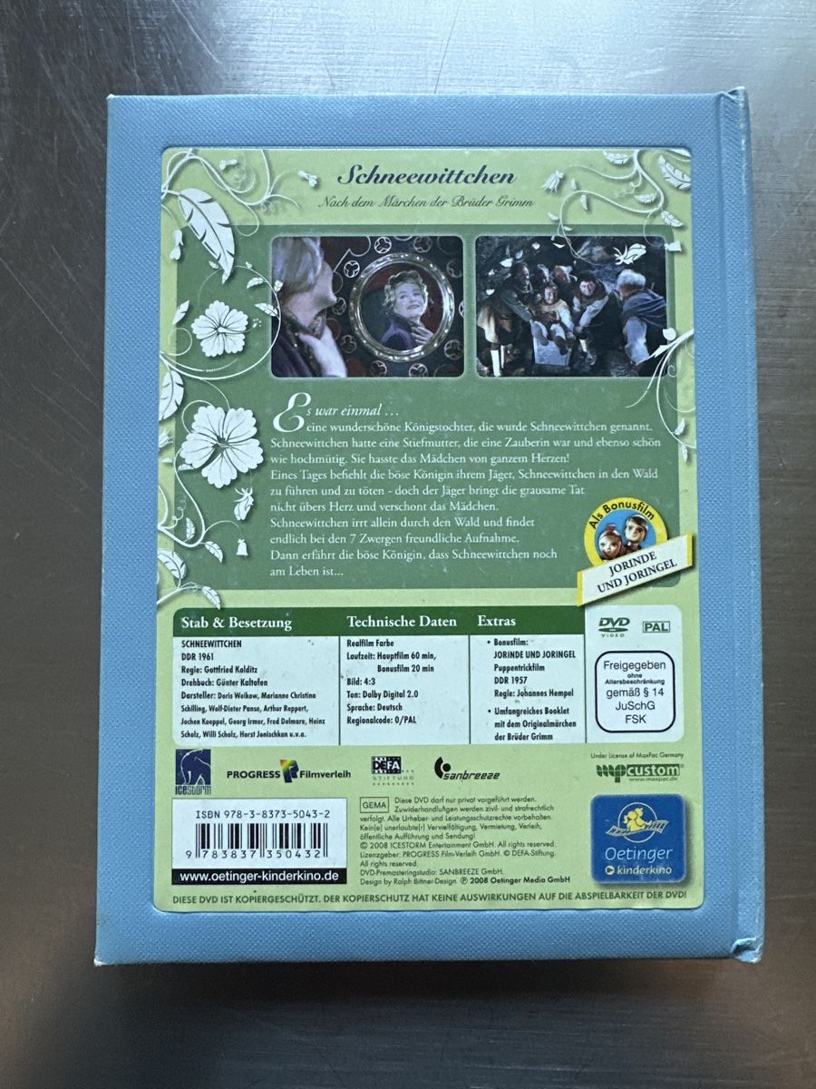 Tutti i DVDs: Schneewittchen DVD Märchenklassiker – Usato da Disentis/Mustér venduto da MadamePottine 1