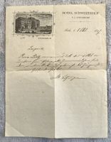 HOTEL SCHWEIZERHOF ZEUGNISS 1897