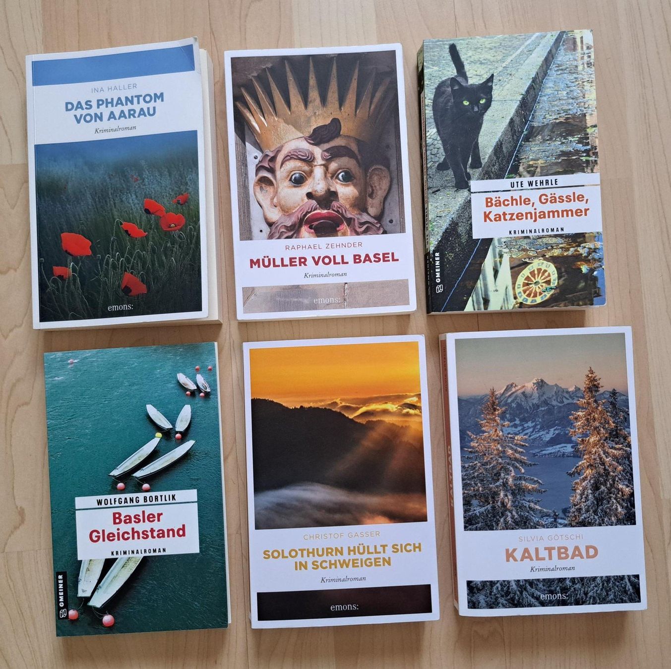 Libri: 6x Krimi, Büchersammlung, Romane – Usato da Basel venduto da Patiscat
