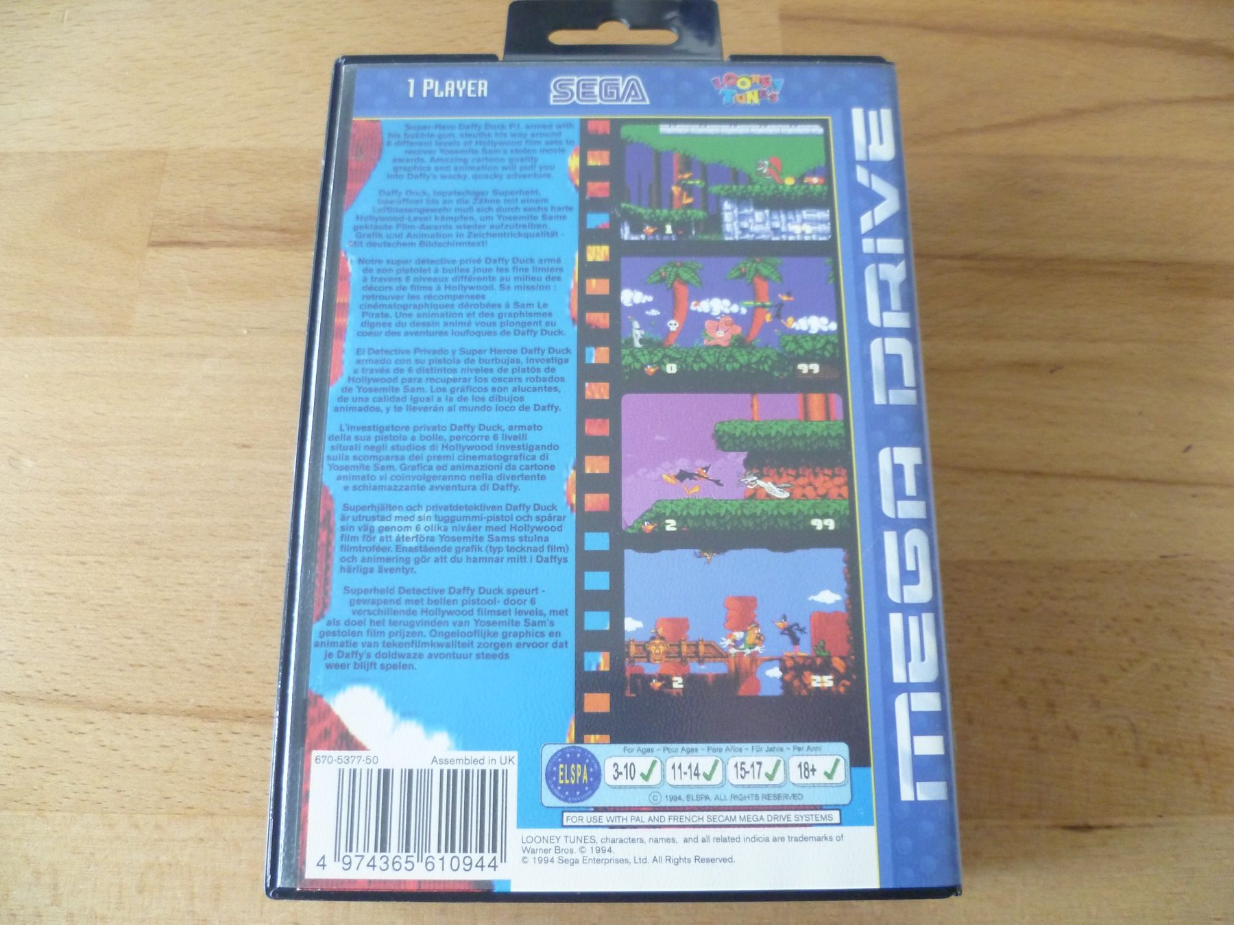 Sega Giochi: Daffy Duck in Hollywood - SEGA Mega Drive – Usato da Thalwil venduto da ranx 3
