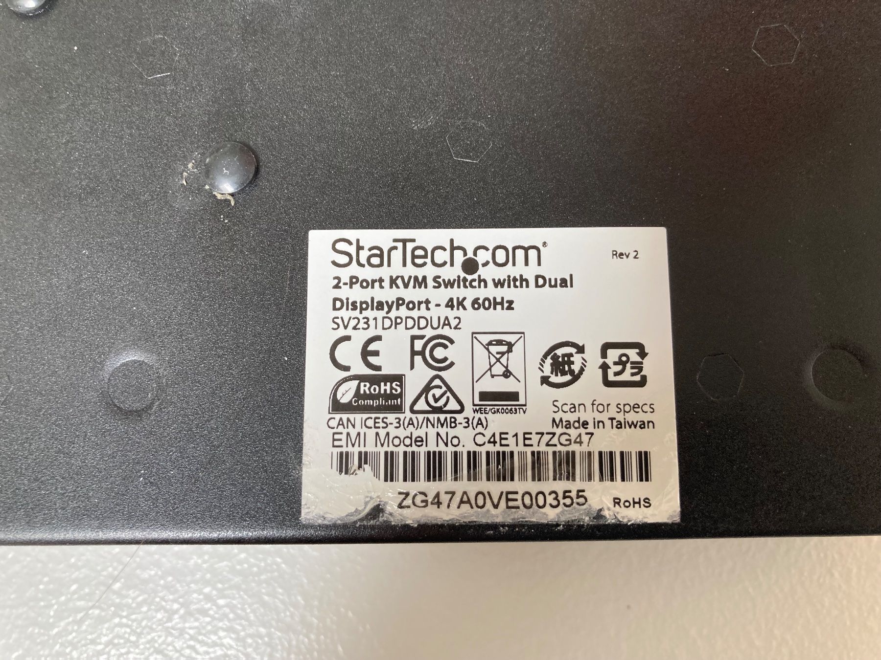 Composants électroniques: KVM Switch SV231DPDDUA2 von StarTech.com – D'occasion à Hochdorf par Obladi 3