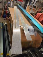 Riffelblech Reiskorn Aluminium 250cm x 15,7cm