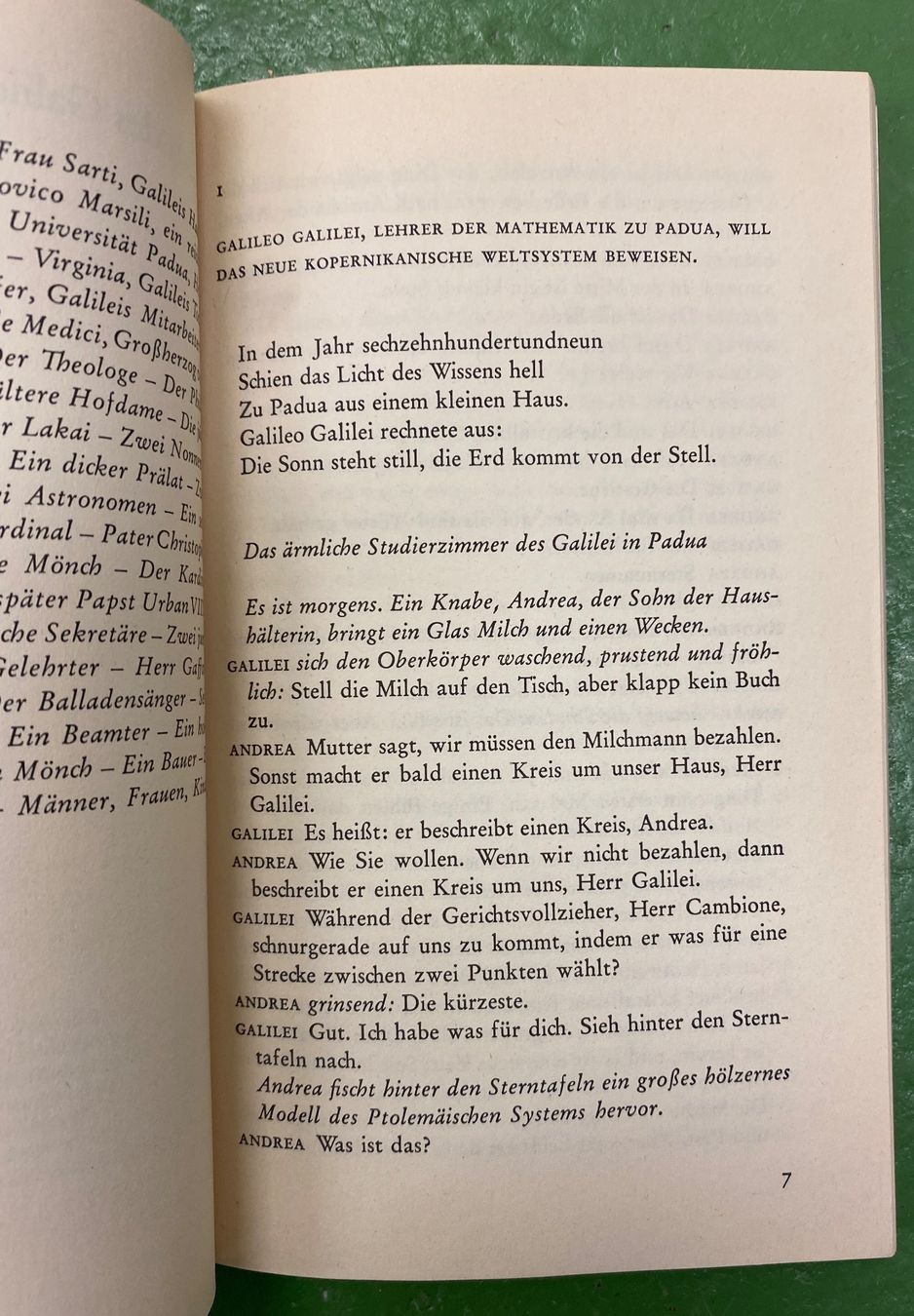 Libri: Bertold Brecht: Leben des Galilei – Usato da Basel venduto da Ostschweiz06 4