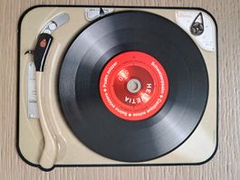 2014 1524 SCHALLPLATTEN-BLOCK_Schweizerpsalm_ECHTE PLATTE**