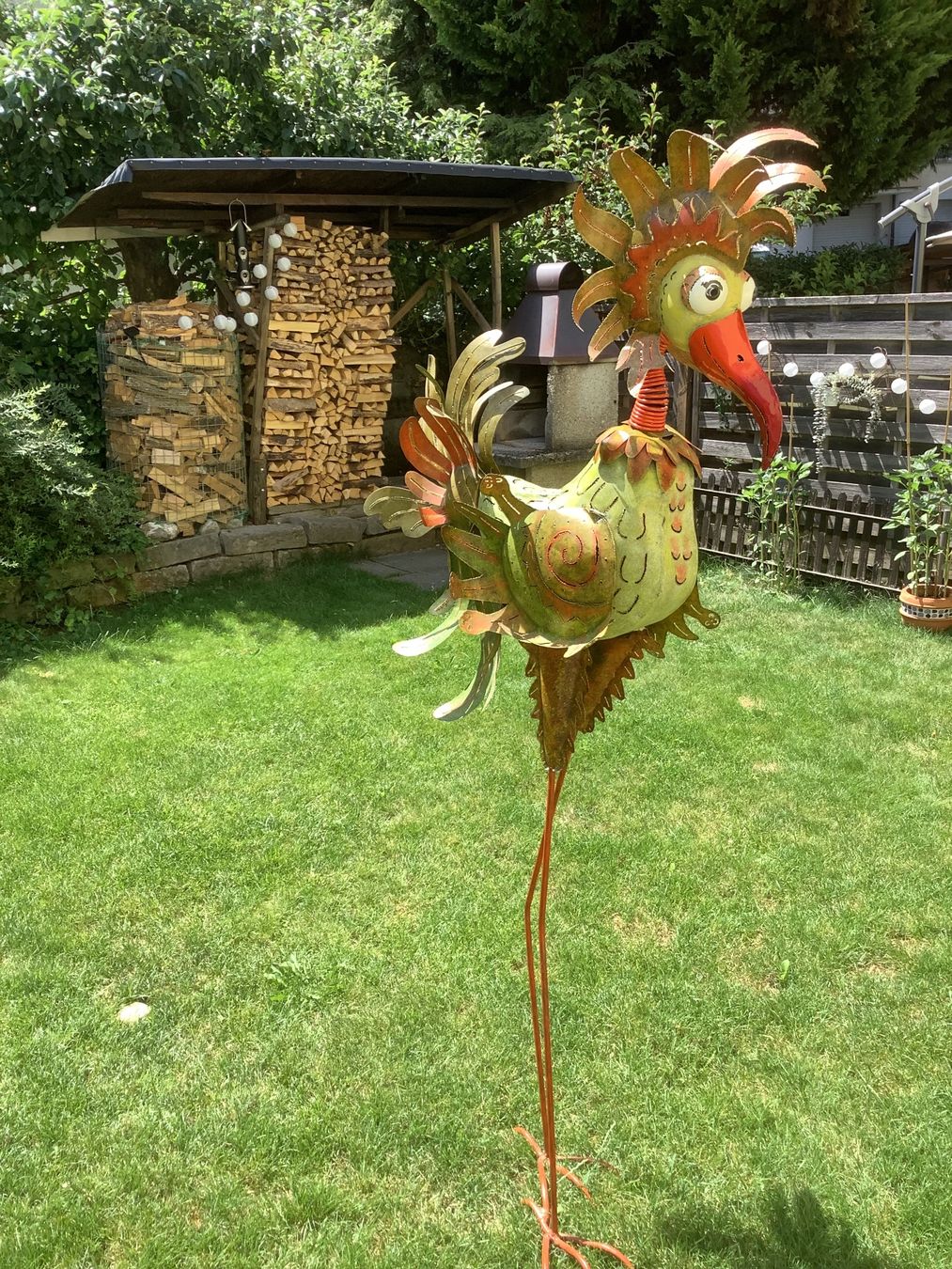 Figuren: Metallvogel als Gartendekoration – Gebraucht aus Winterthur von Shipmates 1
