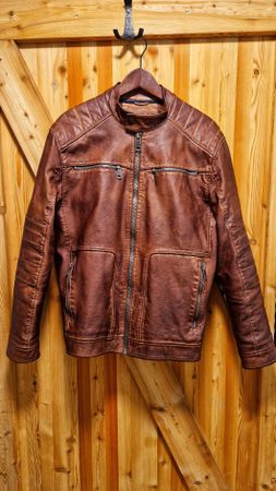 Leder Jacke