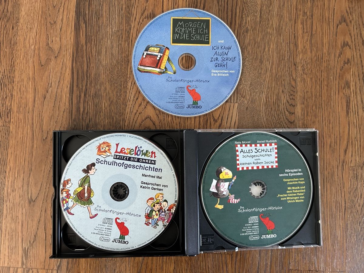 CD: Die Schulanfänger-Hörbox 3 CD Hörspiele – Usato da Wolhusen venduto da eve_m6cg 1
