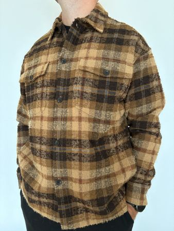 Zara Hemdjacke Holzfäller Style Gr. L - Top Zustand!