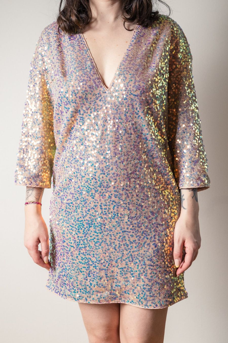H&M Vestiti: Robe à paillettes H&M – Usato da Biel/Bienne venduto da Noisynoina