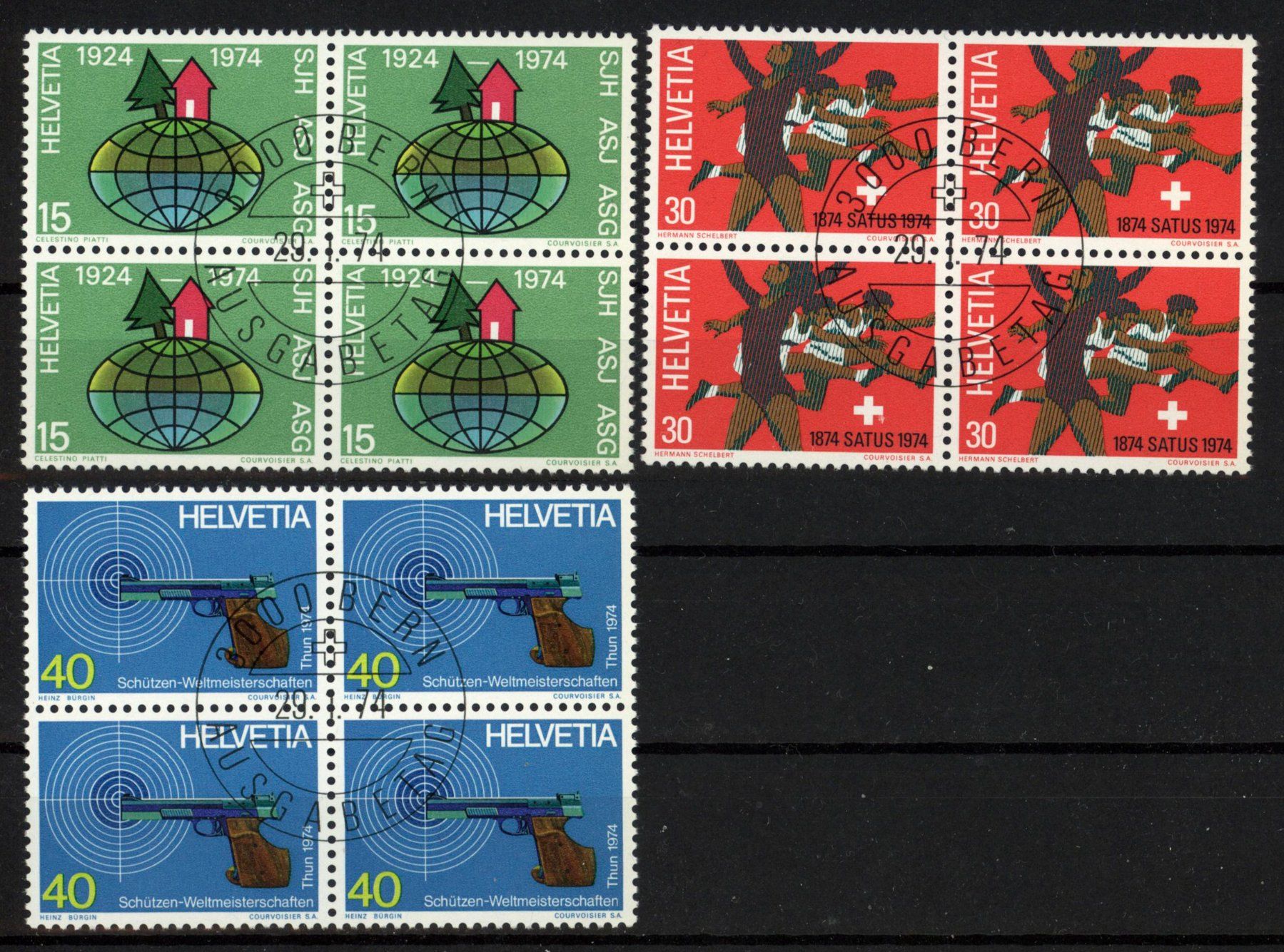 Tutti i francobolli: 1974, Sonderpostmarken I, ET – Usato da Willisau venduto da Vollstempel