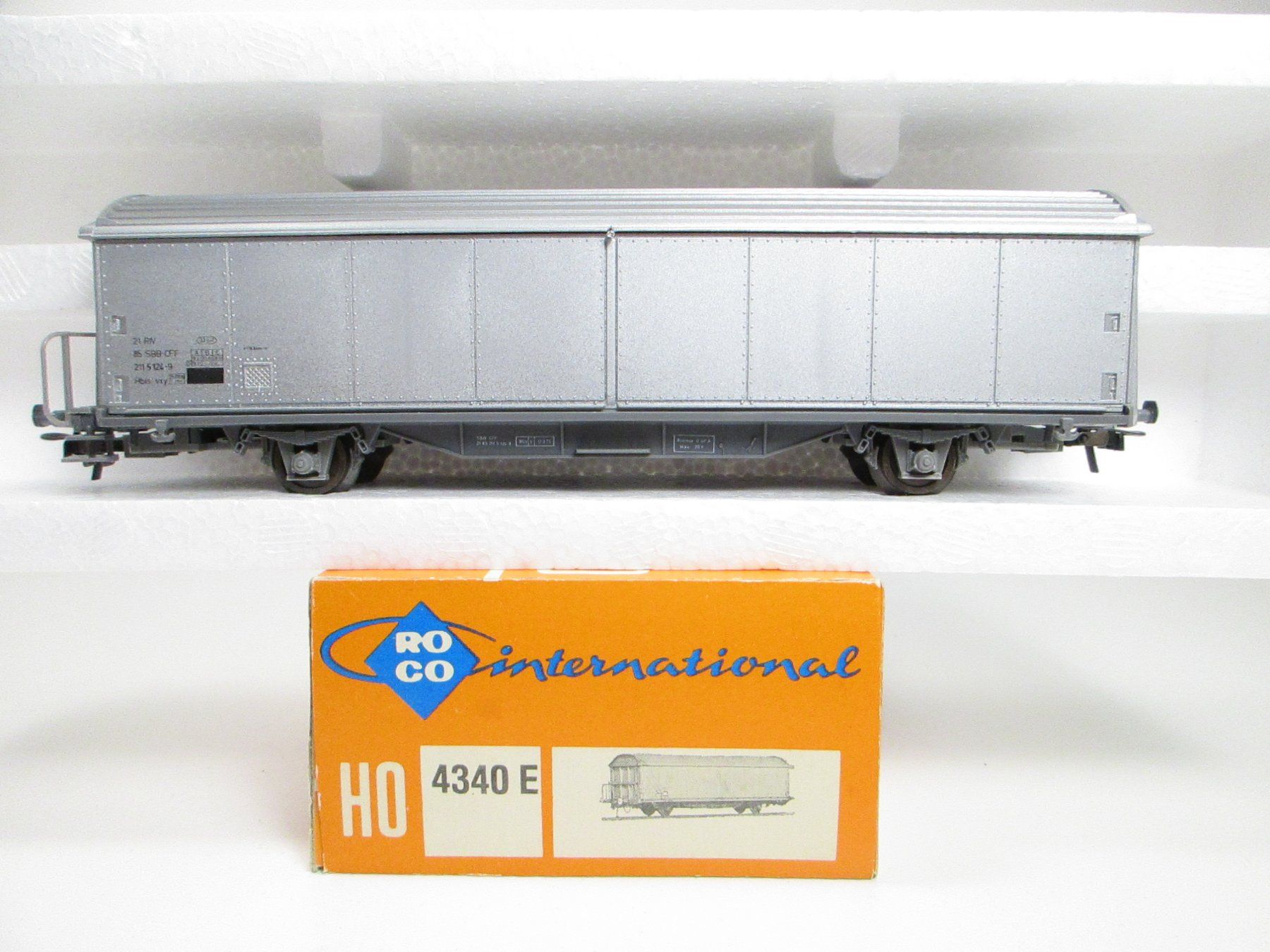 Roco Modellini di ferrovie: Roco H0 4340 E SBB Schiebewandwagen (AC) – Nuovo e nell'imballaggio originale da Olten venduto da Heinrich875 2