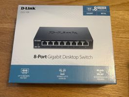 D-Link DGS-108 Gigabit Switch - 8 Port