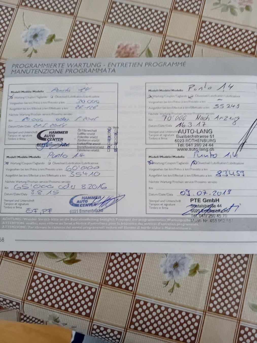Fiat Automobili: Fiat Punto ab MFK – Usato da Buchrain venduto da KingQueen12. 6