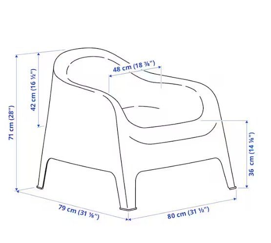 🤩6 STK 3 IKEA GARTENSTÜHLE WEISS PLASTIK & 3 KISSEN GRAU Kaufen auf